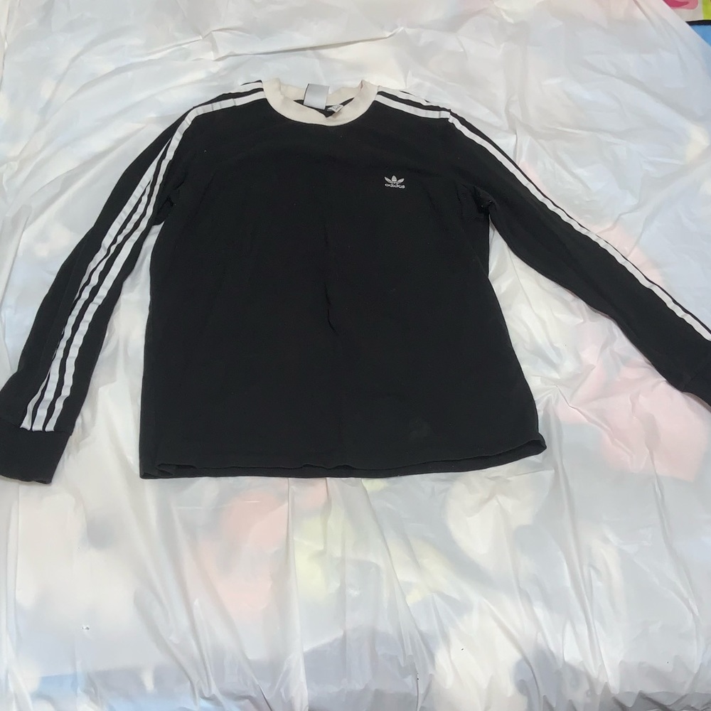 Adidas long sleeve embroidered shirt